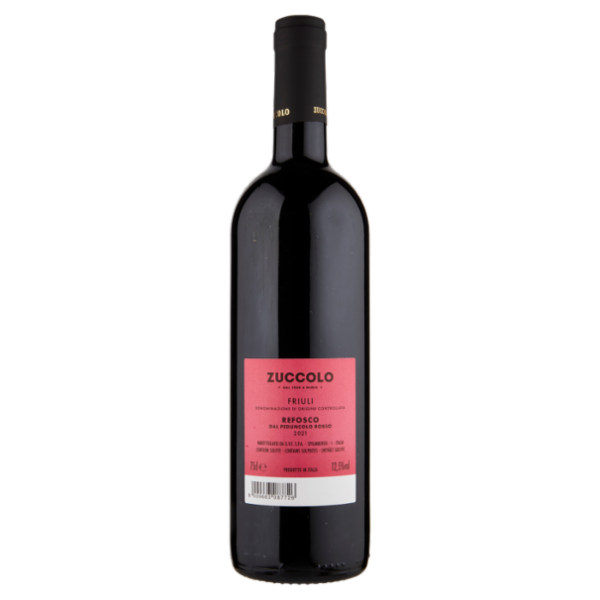 Zuccolo Refosco dal Peduncolo Rosso Friuli DOC 750 ml