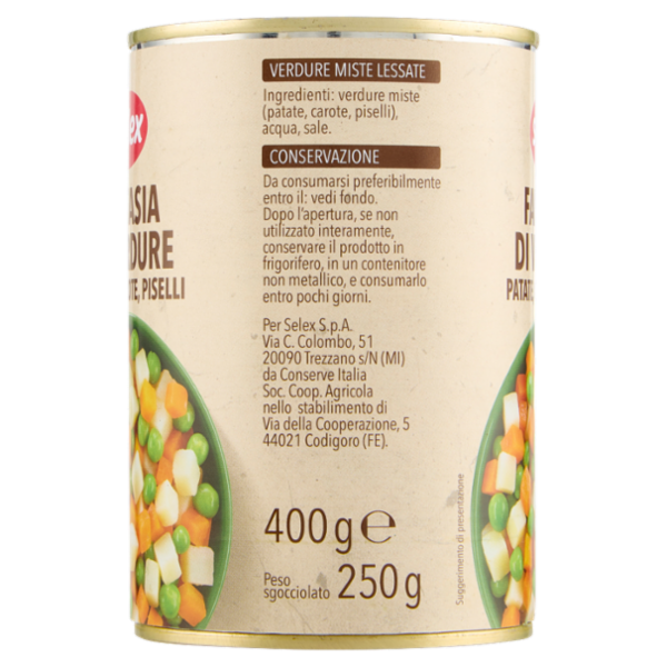 Selex Verdure Miste Lessate 400 g
