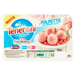 Casa Modena Teneroni Le Polpette Con Prosciutto Cotto 200 g
