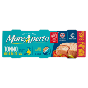 MareAperto Tonno, Olio Di Oliva e Un Pizzico Di Sale 3 x 92 g
