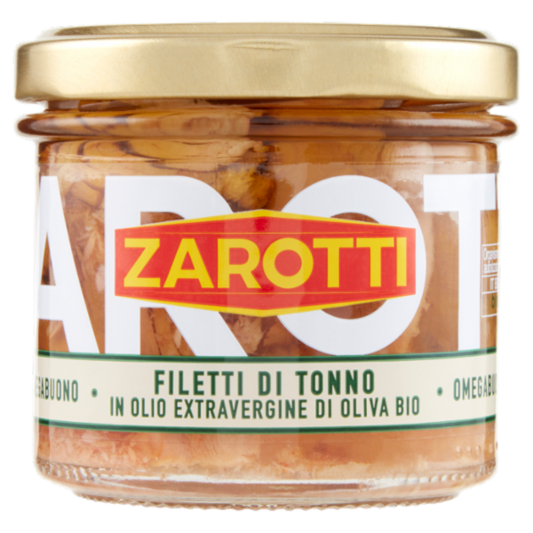 Zarotti Filetti di Tonno in Olio Extravergine di Oliva Bio 110 g