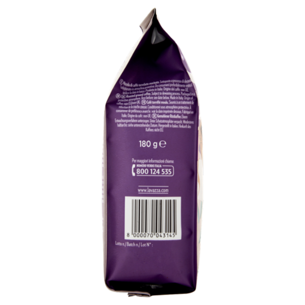 Lavazza iTierra! Wellness Caffè Decerato Macinato 180 g