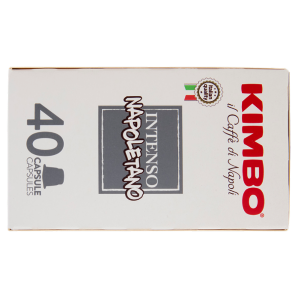 Kimbo Intenso Napoletano Capsule Compatibili con Macchine Nespresso* Original 40 x 5,5 g