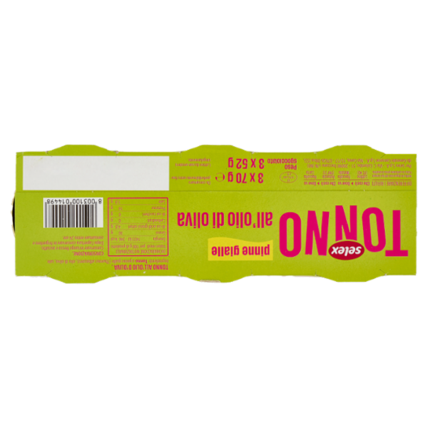 Selex Tonno all'Olio di Oliva 3x70 g