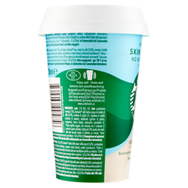 Starbucks Skinny Latte No Added Sugar* 220 ml