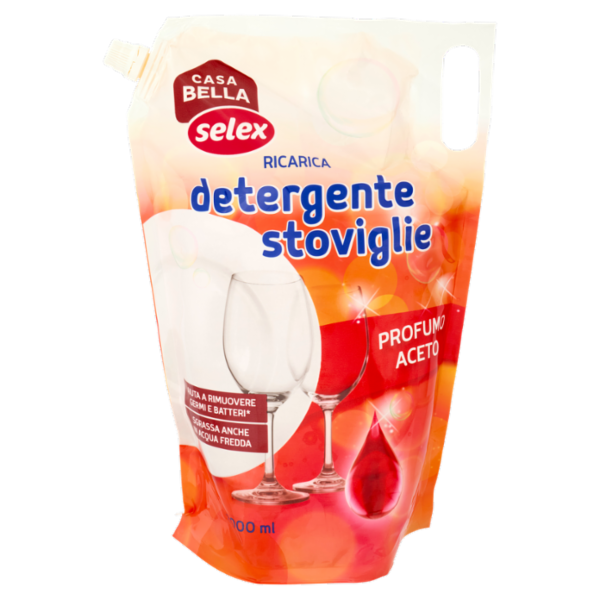 Selex Casa Bella Detergente per Stoviglie Aceto Ricarica 2 L