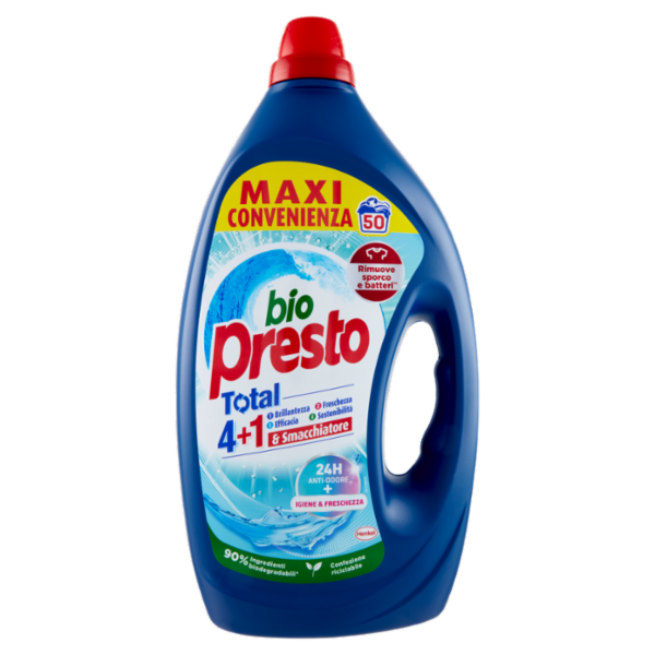 BIO PRESTO Liquido Igiene & Freschezza 50 Lavaggi 2.250 ml