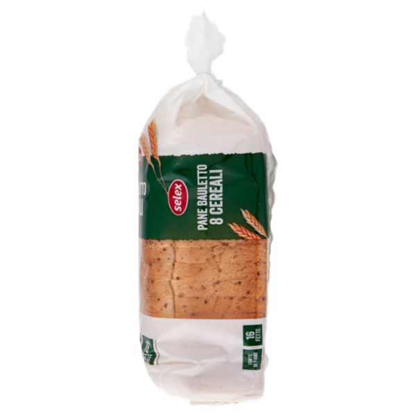 Selex Pane Morbido con 8 Cereali a Fette 400 g
