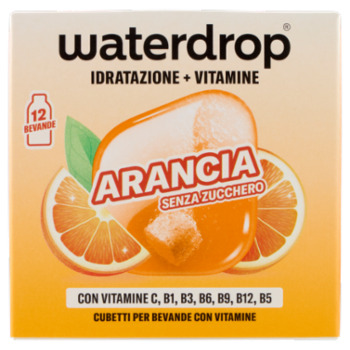 Waterdrop Idratazione + Vitamine Arancia Senza Zucchero Cubetti Per Bevande Con Vitamine 25,2 g