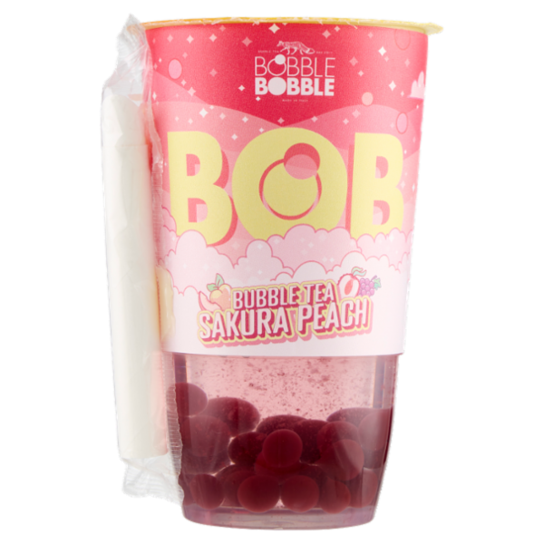 Bobble Bobble Bob Bubble Tea Sakura Peach 360 ml