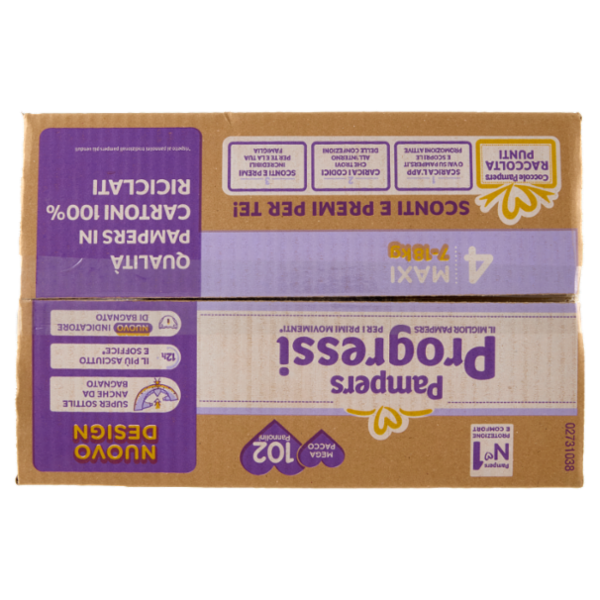 Pampers Progressi Maxi 102 pz