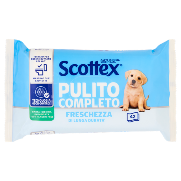 Scottex Pulito Completo Carta Igienica Umidificata 42 pz