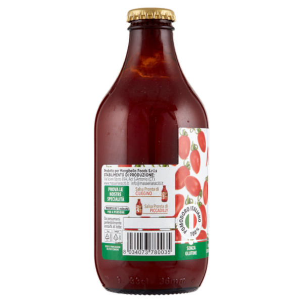 Masseria Raciti Salsa Pronta di Pomodorino Datterino 330 g