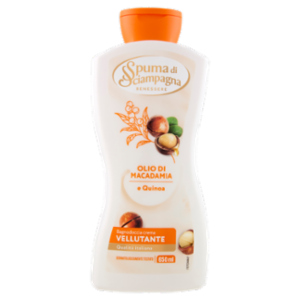 Spuma Di Sciampagna Benessere Olio Di Macadamia e Quinoa Bagnodoccia Crema Vellutante 650 Ml