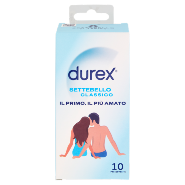 Durex Preservativi Settebello Classico, 10 Profilattici