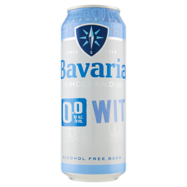 Bavaria 0.0% Alc. Vol. Wit 500 mL