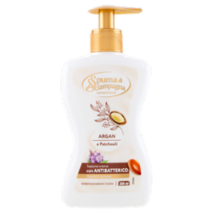Spuma Di Sciampagna Benessere Sapone Crema Argan e Patchouli 300 Ml