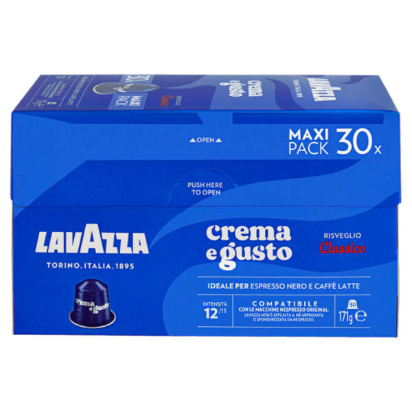 Lavazza crema e gusto Classico Compatibile con Nespresso Original 30 Capsule 171 g