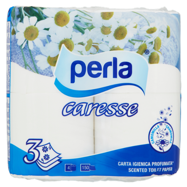 perla caresse Camomilla Carta Igienica Profumata* 4 pz