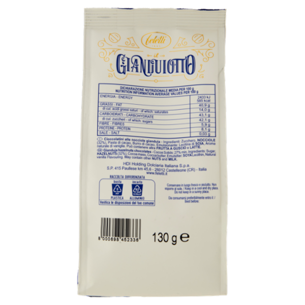 feletti I Classici il Gianduiotto Classico 130 g
