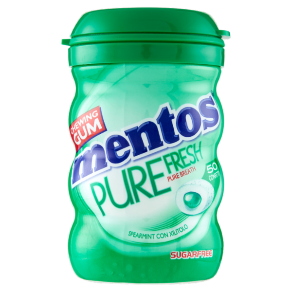 mentos Pure Fresh Spearmint con Xilitolo 50 Confetti 100 g
