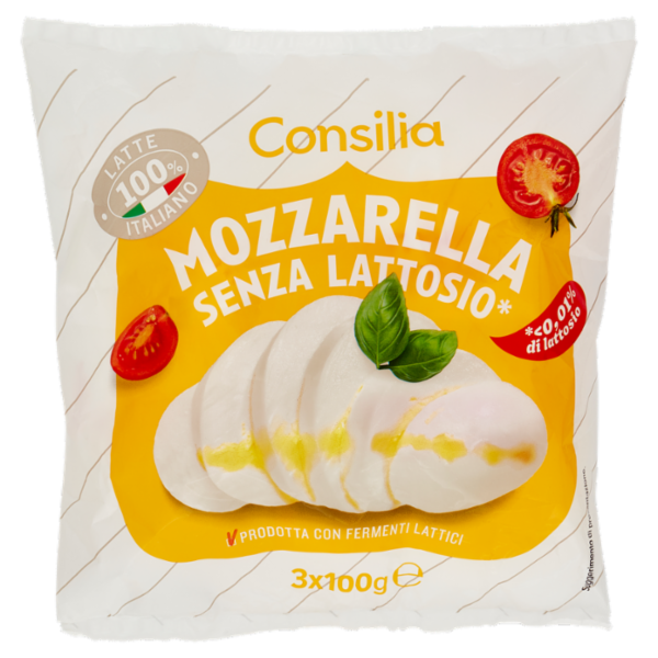 Consilia Mozzarella Senza Lattosio 3x100 g