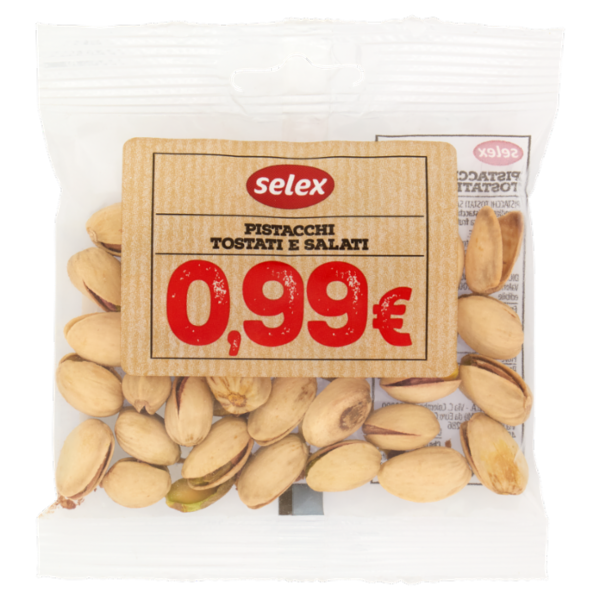 Selex Frutta Secca Pistacchi Tostati e Salati 40 g