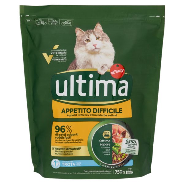 ultima Cat Appetito Difficile con Trota 750 g