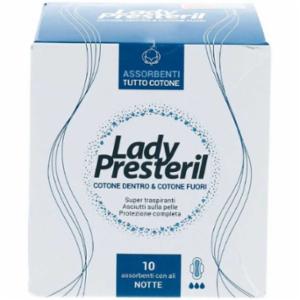 Lady Presteryl Assorbente Notte Con Ali 10 pezzi