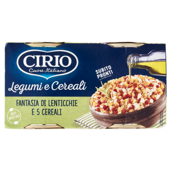 Cirio Legumi e Cereali Fantasia di Lenticchie e 5 Cereali 2 x 200 g