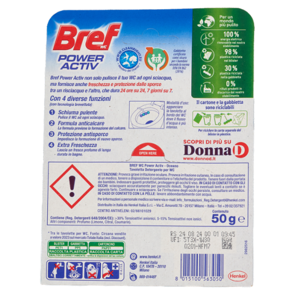 BREF WC Power Activ Oceano 50 g