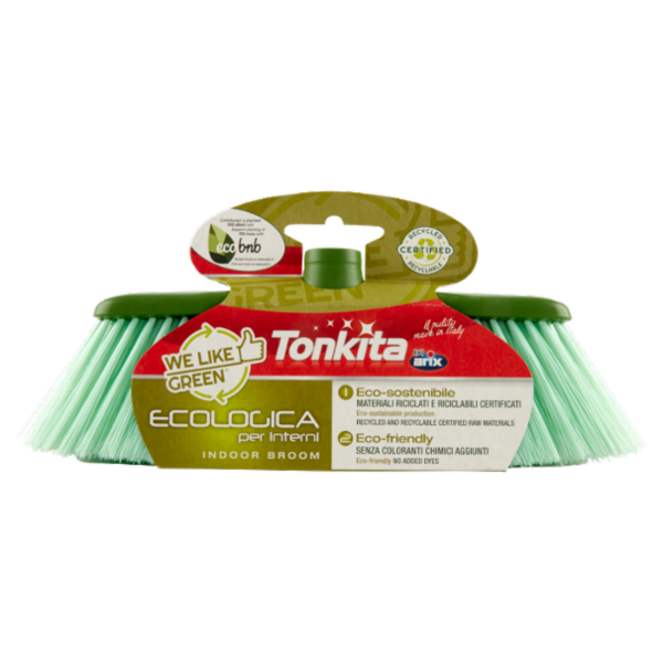 Tonkita We Like Green Scopa Ecologica per Interni