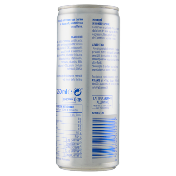 Blitz! Senza Zucchero 250 ml