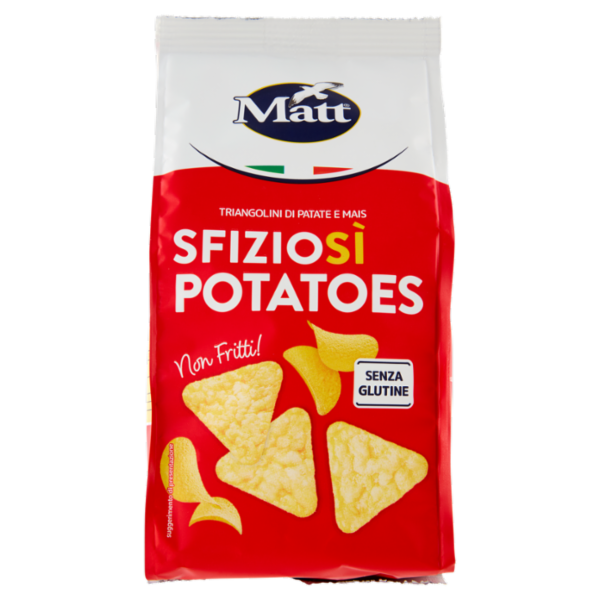 Matt Sfiziosì Potatoes Triangolini di Patate e Mais 60 g