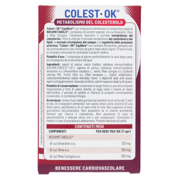 equilibra Colest-Ok Compresse 20 x 1,2 g