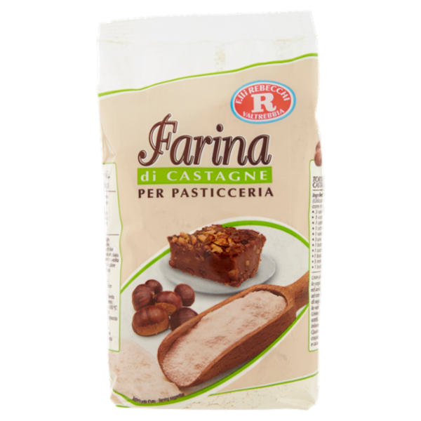 F.lli Rebecchi Valtrebbia Farina di Castagne per Pasticceria 350 g