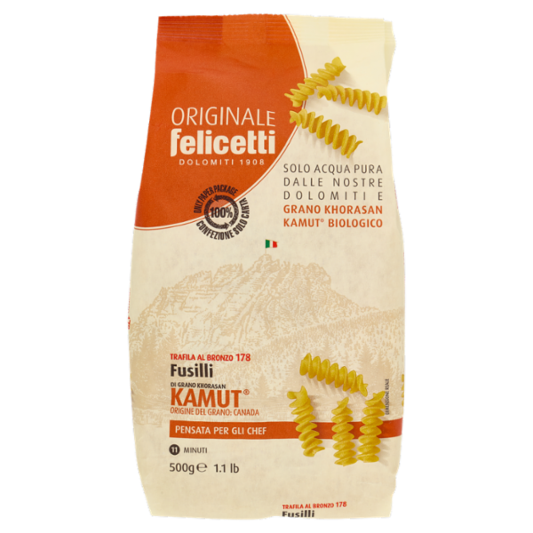 Felicetti Originale Fusilli di Grano Khorasan Kamut 500 g