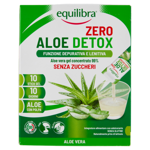 equilibra Aloe Detox Zero Stick Gel 10 x 30 ml