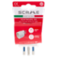 Scame Adattatore 10A Spina 10A, presa 10/16A, 2P+T 250V