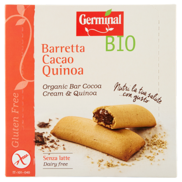 Germinal Bio Barretta Cacao Quinoa Gluten Free 6 x 30 g