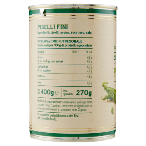 De Rica Piselli Fini 400 g