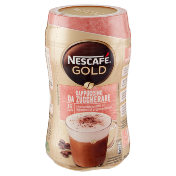 NESCAFÉ Gold Cappuccino Preparato solubile per cappuccino da zuccherare barattolo 200g