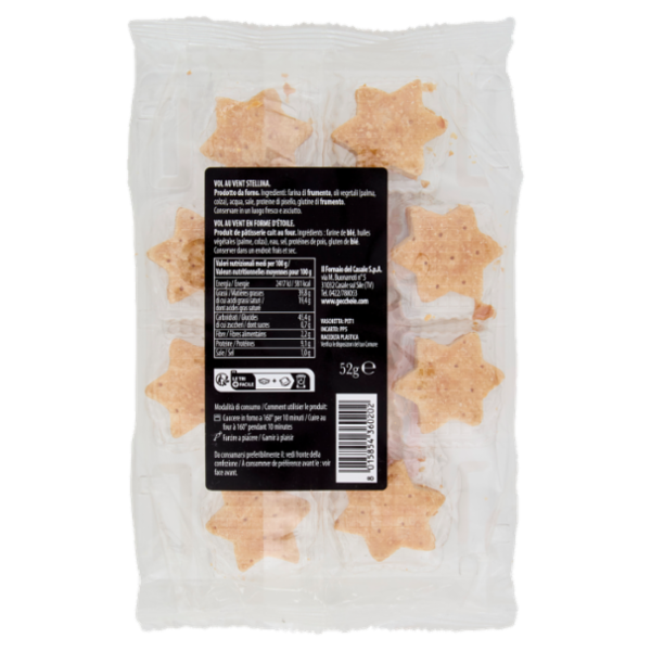 Gecchele Schiaccia Party Vol au Vent Stellina 52 g