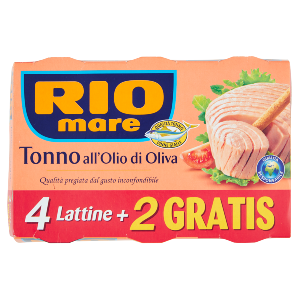 Rio Mare Tonno all'Olio di Oliva 6 x 80 g