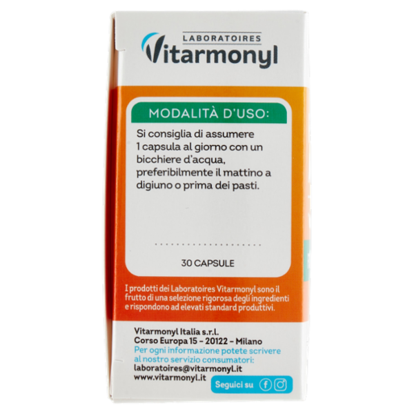 Laboratoires Vitarmonyl Ferro e Acido Folico* 30 Capsule 10,5 g