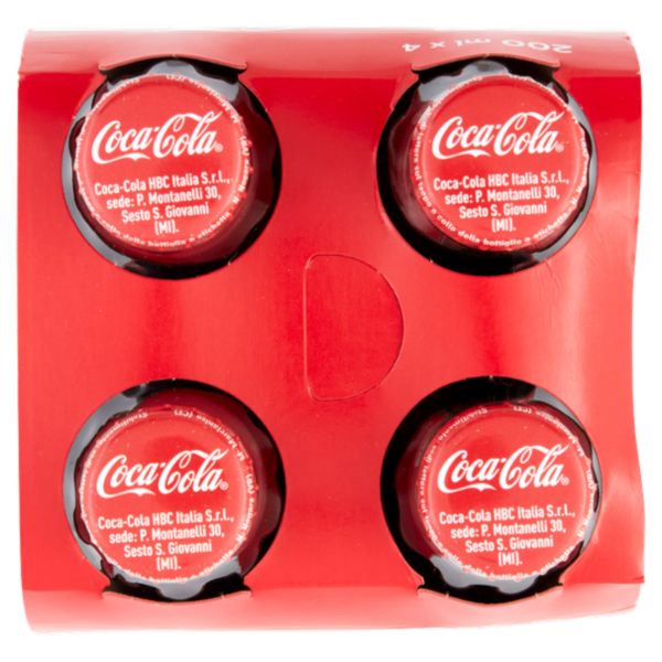 COCA-COLA Original Taste Vetro 4 x 200 ml
