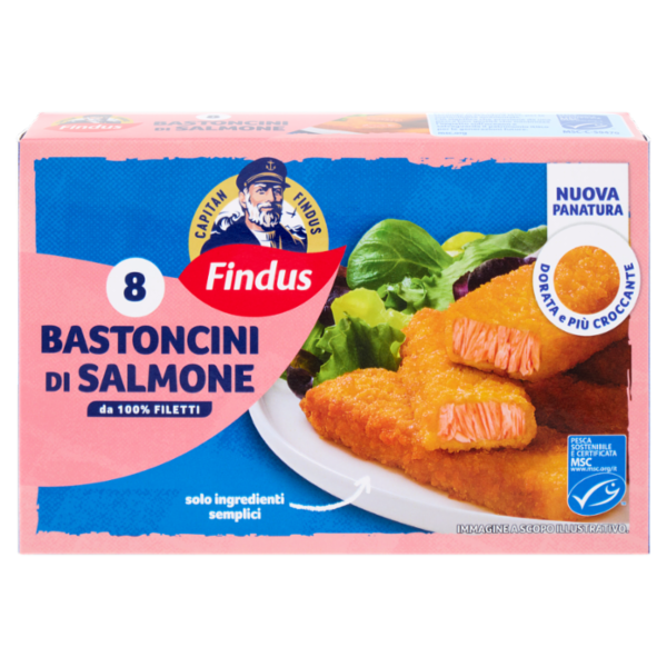 Capitan Findus 8 Bastoncini di Salmone 200 g