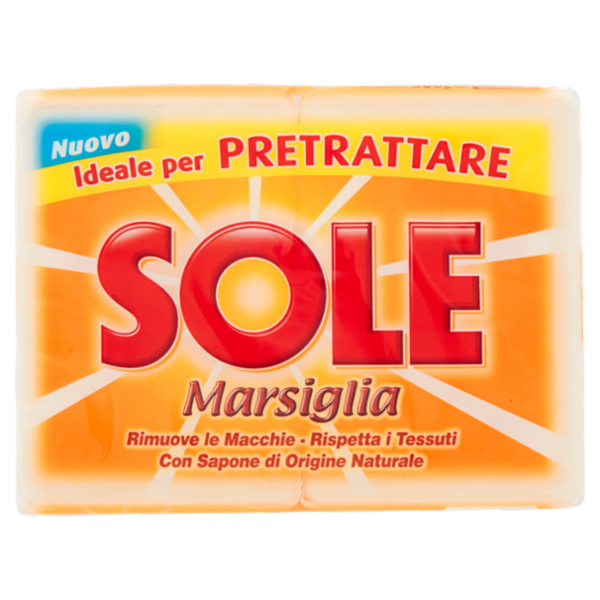 Sole Sapone per bucato Bianco 2 x 250 gr