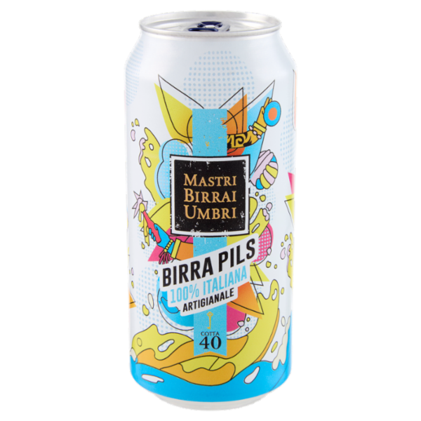 Mastri Birrai Umbri Birra Pils 100% Italiana Artigianale Cotta 40 440 ml