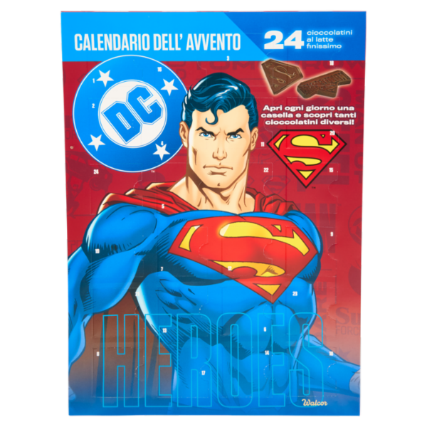 Walcor Calendario dell'Avvento DC Heroes Superman 200 g